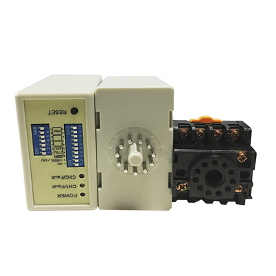 LD-200 デュアルチャネル 車両ループ検出器 20〜2000uh範囲と 110〜240VAC 電力 駐車管理