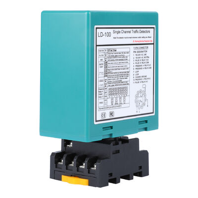 110-240V シングルチャネル ブームバリアループ検出器 40000V 雷保護