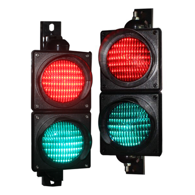 JUTAI JD112HF-C 100mm 赤・緑 LED交通信号灯 IP65保護付き パーキングバリアゲート用