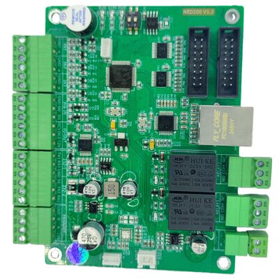駐車場案内LEDディスプレイコントローラー NED200 (TCP IP MQTT RS485 HUB75 HUB08 リレー、音声放送機能付き)