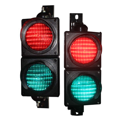 JD112HF-C 100mm Red Green LED Traffic Signal Light with OSRAM High Power LED, Fresnel Lens and IP65 for Parking Barrier Gate and Vehicle Entrance Control