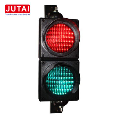 JD112HF-C 100mm 赤緑 LED交通信号灯 OSRAMハイパワーLED、フレネルレンズ、IP65対応、パーキングバリアゲートおよび車両アクセス制御用
