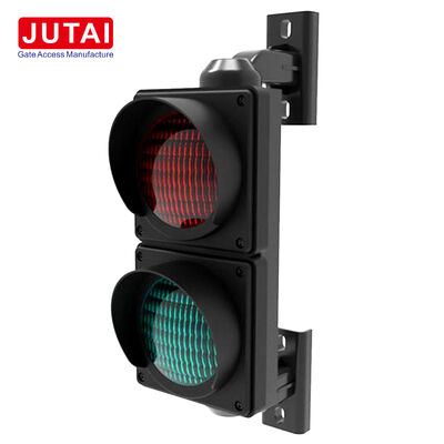 JD112HF-C 100mm 赤緑 LED交通信号灯 OSRAMハイパワーLED、フレネルレンズ、IP65対応、パーキングバリアゲートおよび車両アクセス制御用