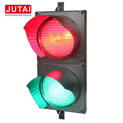 JD112HF-C 100mm 赤緑LED交通信号灯 OSRAMハイパワーLED、フレネルレンズ、IP65対応、パーキングバリアゲート、車両入口、アクセス制御システム用