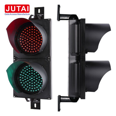 JD112HF-C 100mm 赤緑 LED交通信号灯 OSRAMハイパワーLED、フレネルレンズ、IP65対応、パーキングバリアゲートおよび車両アクセス制御用