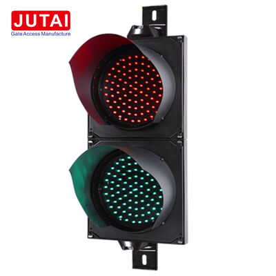 JD112HF-C 100mm 赤緑LED交通信号機 OSRAMハイパワーLED、フレネルレンズ、IP65対応、パーキングバリアゲート、車両入口、アクセス制御用